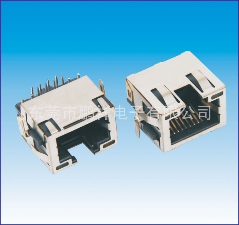 RJ45系列，沉板式RJ45&nbsp;帶燈