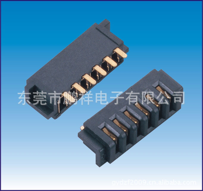 2500系列，2.5mm間距電池座母座SM