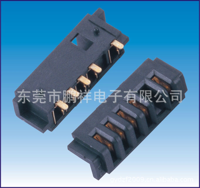 2504系列，2.5mm左防呆電池母座SM