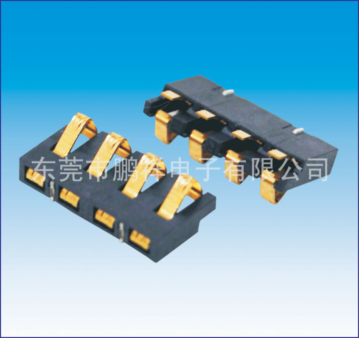 CP25系列，2.5mm彈片電池連接器