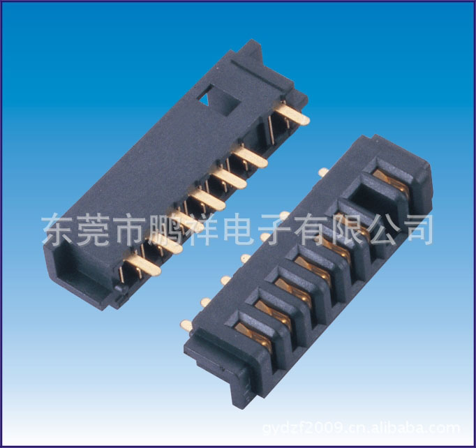 2502系列，2.5mm間距電池母座180度