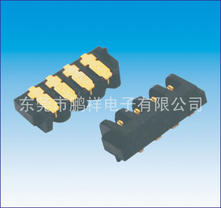 002系列，2.0mm電池母座4PIN