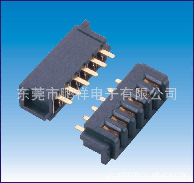 2500系列，2.5mm間距電池母座180度