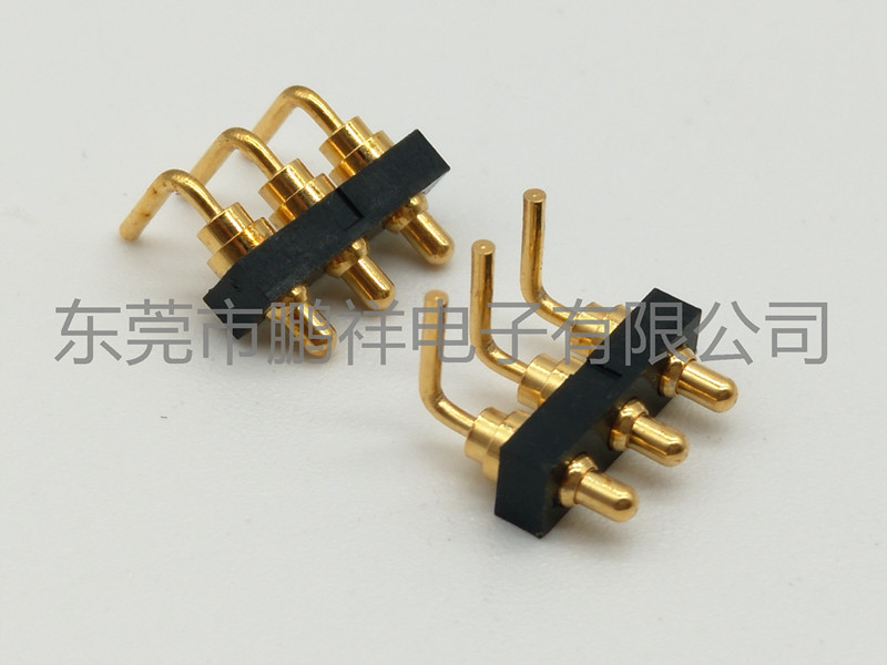 C851-03P&nbsp;3PIN彎腳Pogo&nbsp;Pin探針